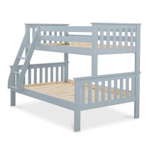 Carra Wooden Triple Bunk Bed In Grey