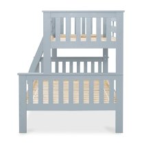 Carra Wooden Triple Bunk Bed In Grey