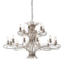 Penn 18 Lights Pendant Light In Polished Nickel