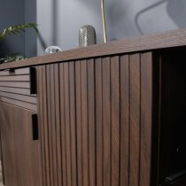 Elkton Wooden Laptop Desk With 1 Drawer In Spiced Mahogany