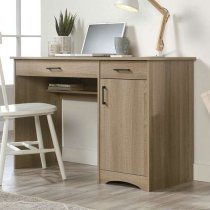 Exeter Wooden Laptop Desk With 1 Door In Summer Oak