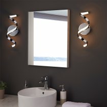 Astral LED Metal Wall Light In Chrome