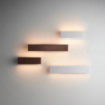 Bodhi LED Small Architectural Wall Light In Matt White