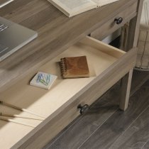 Shaker Wooden Laptop Desk With 2 Drawers In Salt Oak