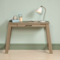 Taunton Wooden Laptop Desk With 1 Drawer In Summer Oak