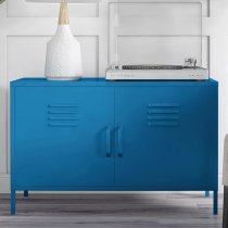 Cerritos Metal Storage Cabinet With 2 Doors In Blue