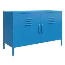 Cerritos Metal Storage Cabinet With 2 Doors In Blue