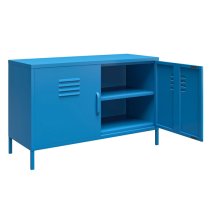 Cerritos Metal Storage Cabinet With 2 Doors In Blue