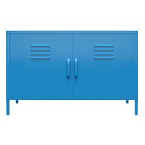 Cerritos Metal Storage Cabinet With 2 Doors In Blue