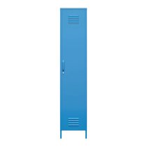 Cerritos Metal Wardrobe With 1 Door In Blue