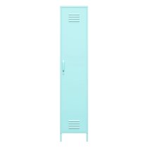 Caches Metal Locker Storage Cabinet With 1 Door In Spearmint