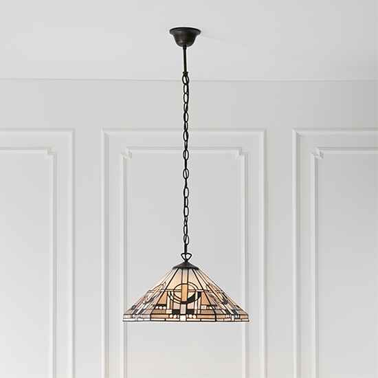 Metropolitan 1 Light Medium Pendant Light In Dark Bronze