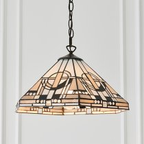 Metropolitan 1 Light Medium Pendant Light In Dark Bronze