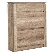 Camerton Wooden Shoe Storage Cabinet In Oak