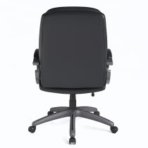 Mortlake Faux Leather Home And Office Chair In Black