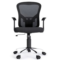 Tarvin Mesh Fabric Home And Office Chair In Black