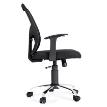 Tarvin Mesh Fabric Home And Office Chair In Black