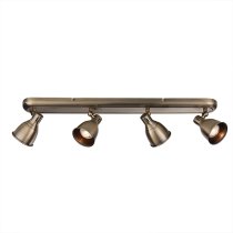 Westbury LED 4 Lights Plate Spotlight In Antique Brass