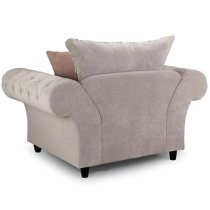 Rima Fabric Armchair In Beige