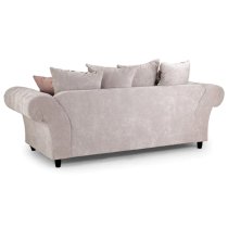 Rima Fabric 3 Seater Sofa In Beige