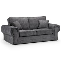 Walcott Fabric 3+2 Seater Sofa Set In Grey