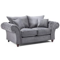 Winston Fabric 3+2 Seater Sofa Set In Grey