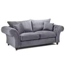 Winston Fabric 3+2 Seater Sofa Set In Grey