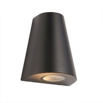 Helm LED 2 Lights Wall Light In Textured Black