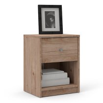 Maiton Bedside Cabinet With 1 Drawer In Jackson Hickory Oak