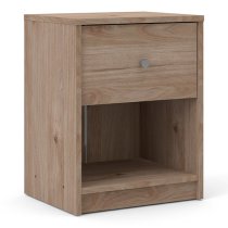 Maiton Bedside Cabinet With 1 Drawer In Jackson Hickory Oak