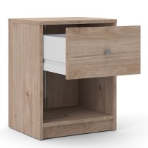 Maiton Bedside Cabinet With 1 Drawer In Jackson Hickory Oak