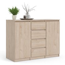 Nakou Sideboard With 2 Doors 4 Drawer In Jackson Hickory Oak