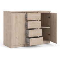 Nakou Sideboard With 2 Doors 4 Drawer In Jackson Hickory Oak