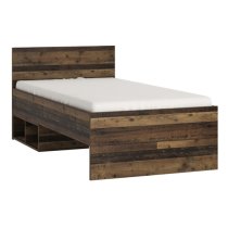 Beeston Wooden Single Bed In Walnut