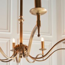 Stanford 8 Lights Pendant Light In Antique Brass