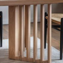 Okonma Rectangular Wooden Dining Table In Oak