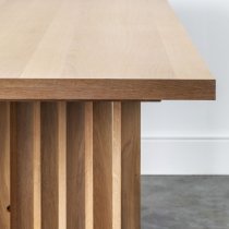 Okonma Square Wooden Dining Table In Oak