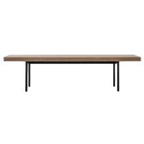 Okonma Wooden Coffee Table With Metal Legs In Oak