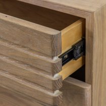 Okonma Wooden Sideboard With Metal Legs In Oak