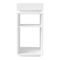 Nuneaton Wooden Storage Side Table In White