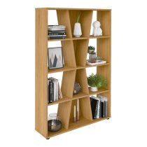 Nuneaton Medium Wooden Bookcase In Oak Effect