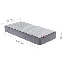 Silvis Paradise Coolgel Single Mattress In White