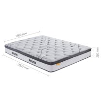 Silvis Heaven Coolgel King Size Mattress In White