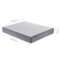 Silvis Paradise Coolgel King Size Mattress In White