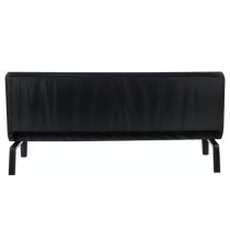 Aurorae Velvet Fabric Sofa Bed In Midnight Blue