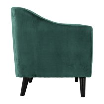 Arabella Velvet Fabric 2 Seater Sofa In Green