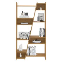 Nuneaton Tall Wooden Bookcase In Oak Effect