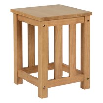 Radstock Wooden Dining Stool In Oak