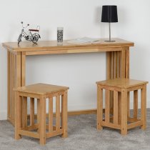 Radstock Wooden Dining Stool In Oak