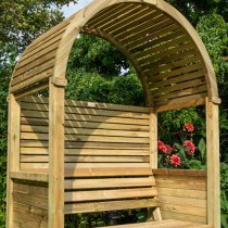 Morecambe Wooden Arbour In Natural Timber